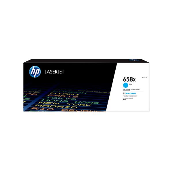 HP 658X CYAN LASERJET TONER W2001X
