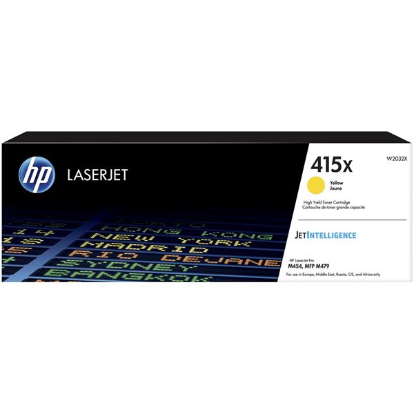HP Cartuccia toner giallo originale LaserJet 415X ad alta capacità