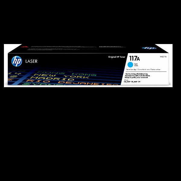 HP 117A CIANO ORIGINAL LASER TONER W2071A