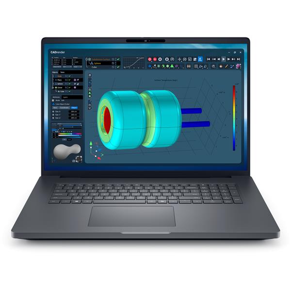 DELL Pro Max 18 Plus MB18250 Intel Core Ultra 9 285HX Workstation mobile 45,7 cm (18") Quad HD+ 32 GB DDR5-SDRAM 1 TB SSD NVIDIA RTX PRO 3000 Blackwell Wi-Fi 7 (802.11be) Windows 11 Pro Italiano Nero