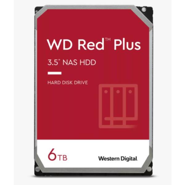 WESTERN DIGITAL WD RED PLUS  3.5P 6TB 128MB (DK) WD60EFPX