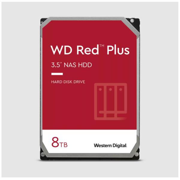 WESTERN DIGITAL WD RED PLUS 3 5P 128MB 8TB (DK) WD80EFPX