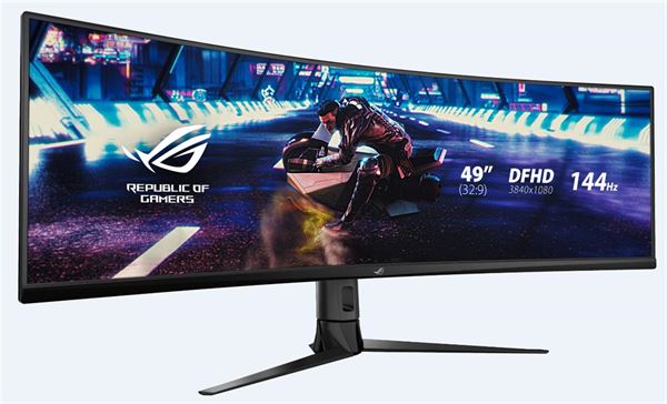 ASUS ROG Strix XG49VQ Monitor PC 124,5 cm (49") 3840 x 1080 Pixel UltraWide Full HD LED Nero