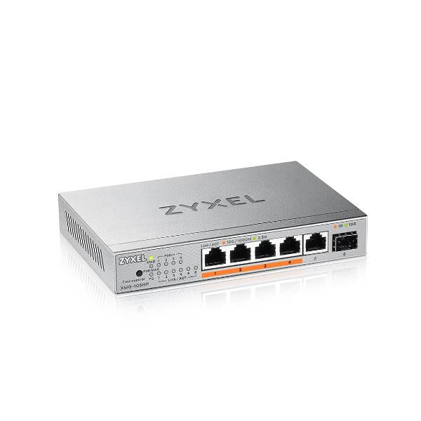 ZYXEL SWITCH UNMANAGED, 5 PORTE 2.5GBE XMG-105HP-EU0101F