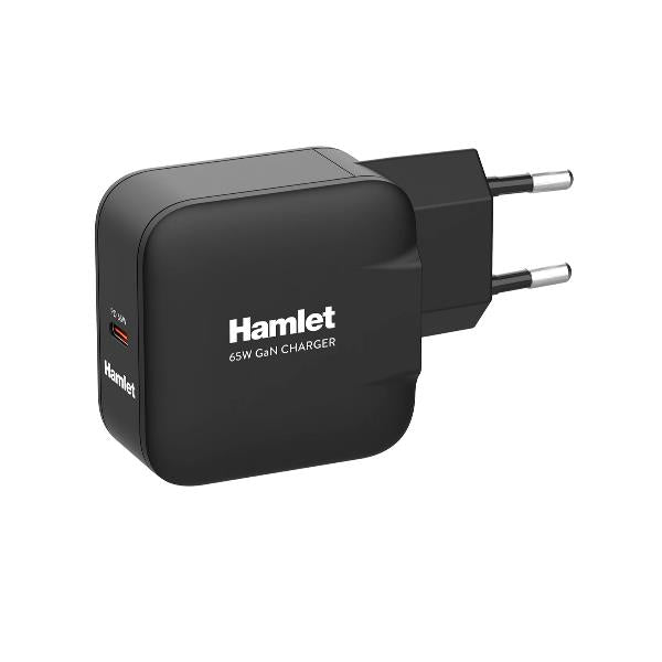 HAMLET ALIMENTATORE PARETE GAN USB-C 65W XPDG-65W