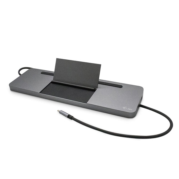 i-tec Metal USB-C Ergonomic 4K 3x Display Docking Station + Power Delivery 85 W