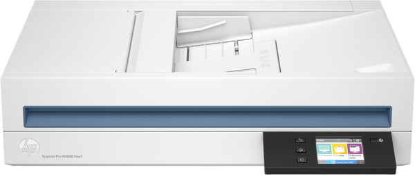HP Scanjet Pro N4600 fnw1 Scanner a piano e ADF 1200 x 1200 DPI A5 Bianco