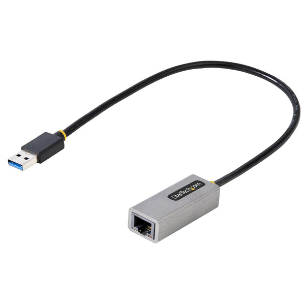 StarTech.com Adattatore di rete da USB 3.0 a Ethernet Gigabit - 10/100/1000 Mbps, da USB a RJ45, Convertitore da USB 3.0 a LAN, Scheda di Rete Ethernet USB 3.0 (GbE), cavo integrato da 30 cm, installazione senza driver
