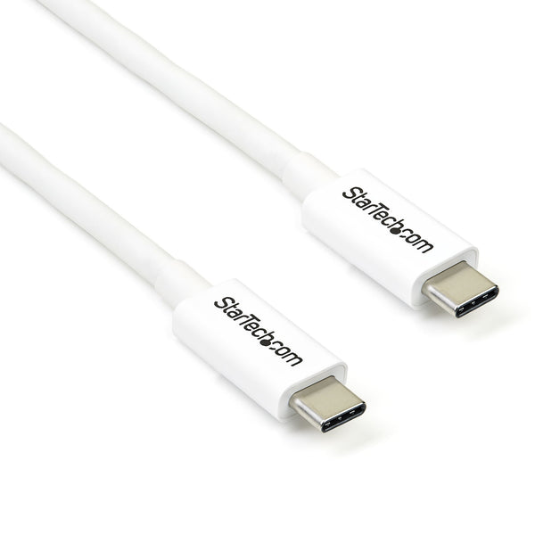 StarTech.com Cavo Thunderbolt 3 da 2m, 20Gbps, 100W PD, 4K, Certificato Thunderbolt, Compatibile con Thunderbolt 4/USB 3.2/DP Alt Mode/USB4