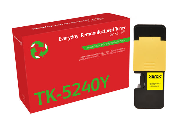 Toner rigenerato Everyday™ di Xerox Giallo compatibile con Kyocera TK-5240Y, Capacità standard