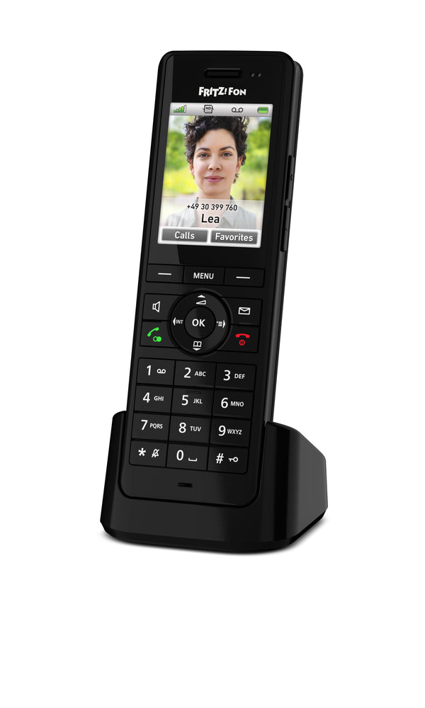 FRITZ!Fon X6 INT Telefono DECT Identificatore di chiamata Nero