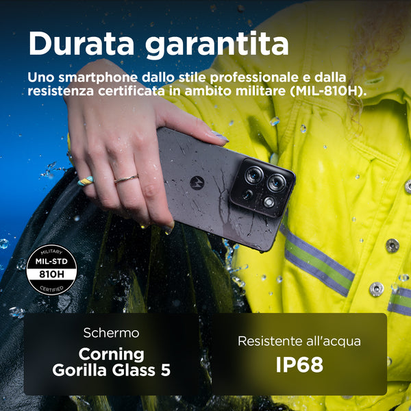 Motorola moto g75 5G 17,2 cm (6.78") Dual SIM ibrida Android 14 USB tipo-C 8 GB 256 GB 5000 mAh Grigio